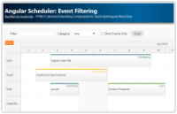 Angular Scheduler: Event Filtering