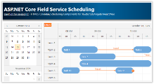 ASP.NET Core Field Service Scheduling: Tasks, Routes, and Travel Time