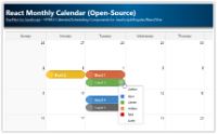 React Monthly Calendar Tutorial (Open-Source)