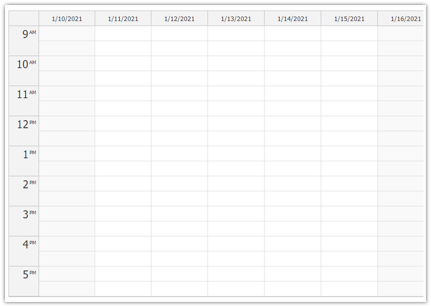 html5 javascript event calendar open source initialization