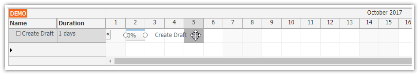 html5 javascript gantt chart spring boot java drag time