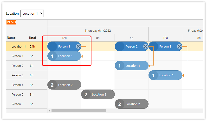 asp.net core shift planning assignment