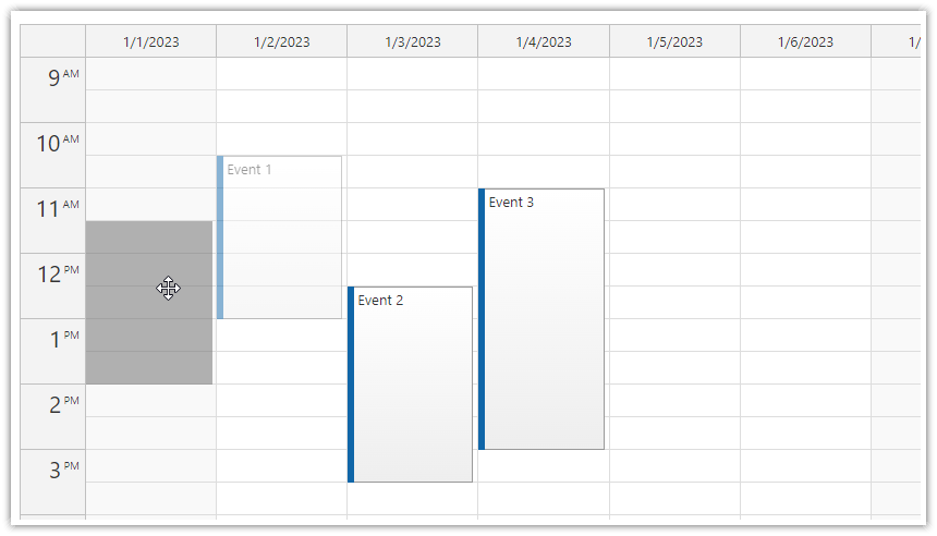 html5 javascript event calendar open source drag drop moving